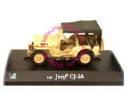 Модель автомобиля Jeep CJ-2A, 1:43, Cararama [950-2]