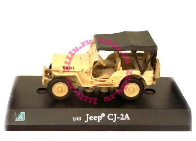 Модель автомобиля Jeep CJ-2A, 1:43, Cararama [950-2] Модель автомобиля Jeep CJ-2A, 1:43, Cararama [950-2]