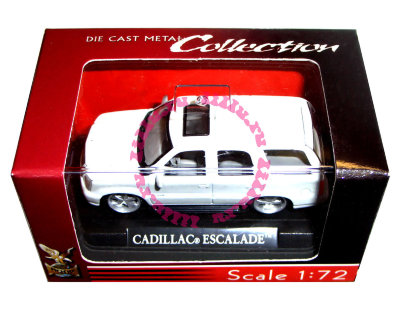 Модель автомобиля Cadillac Escalade 1:72, белая, в пластмассовой коробке, Yat Ming [73000-18] Модель автомобиля Cadillac Escalade 1:72, белая, в пластмассовой коробке, Yat Ming [73000-18]