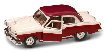 Модель автомобиля GAZ Volga (M-21) 1957, 1:24, бордово-кремовая, Yat Ming [24210BC] Модель автомобиля GAZ Volga (M-21) 1957, 1:24, бордово-кремовая, Yat Ming [24210BC]