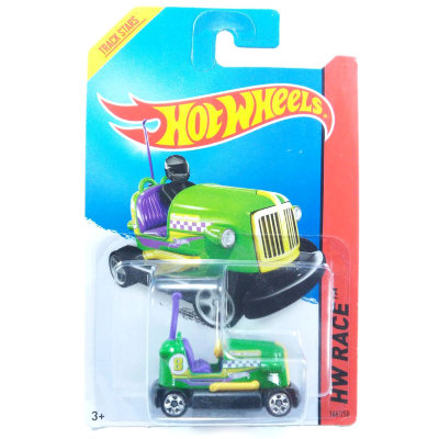 Коллекционная модель автомобиля Bump Around - HW Race 2014, зеленая, Hot Wheels, Mattel [BFG62] Коллекционная модель автомобиля Bump Around - HW Race 2014, зеленая, Hot Wheels, Mattel [BFG62]