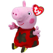 Мягкая игрушка 'Свинка Пеппа - грязнуля', 15 см, Peppa Pig, TY [46208]