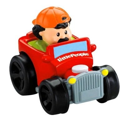 * Игрушка &#039;Красная старинная машина&#039; из серии Little People Wheelies, Fisher Price [V8603] Игрушка 'Красная старинная машина' из серии Little People Wheelies, Fisher Price [V8603]