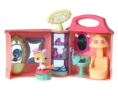 Игровой набор 'Домик-сумочка - салон красоты', Littlest Pet Shop [50159] Игровой набор 'Домик-сумочка - салон красоты', Littlest Pet Shop [50159]
