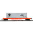 Вагон-платформа с контейнером 'AT SF Santa Fe', масштаб HO, Mehano [T115-54621] - T115-54621.JPG