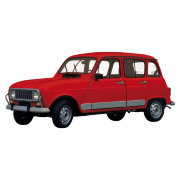 Модель автомобиля Renault 4, красная, 1:43, Mondo Motors [53167-03]