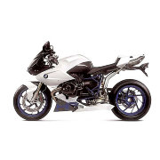 Модель мотоцикла BMW HP2 Sport, бело-черная, 1:12, Mondo Motors [69003-2]