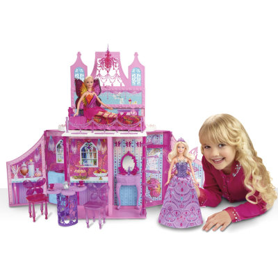 Игровой набор &#039;Дом в чемодане&#039;, из серии &#039;Марипоса и Принцесса-фея&#039;, Barbie, Mattel [Y6855] Игровой набор 'Дом в чемодане', из серии 'Марипоса и Принцесса-фея', Barbie, Mattel [Y6855]