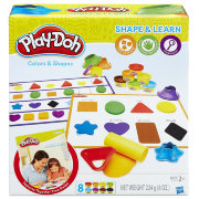 Набор для детского творчества с пластилином 'Цвета и фигуры', из серии 'Лепи и изучай', Play-Doh, Hasbro [B3404]