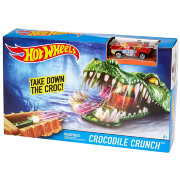 Игровой набор 'Схватка с крокодилом' (Crocodile Crunch), Hot Wheels, Mattel [DWK96]