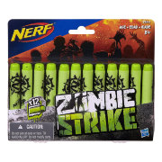 Набор запасных 'патронов' NERF Zombie Strike (Охота на зомби), тип CLIP system, 12 шт., Hasbro [B3861]