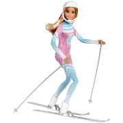 Шарнирная кукла Barbie 'Лыжница', специальный выпуск 'Pink Passport' из серии 'Безграничные движения' (Made-to-Move), Mattel [FDR57]