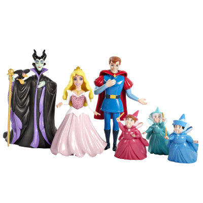 Игровой набор 'Спящая Красавица' (Sleeping Beauty Story Collection) с мини-куклами 10 см, из серии 'Принцессы Диснея', Mattel [BMB73] Игровой набор 'Спящая Красавица' (Sleeping Beauty Story Collection) с мини-куклами 10 см, из серии 'Принцессы Диснея', Mattel [BMB73]