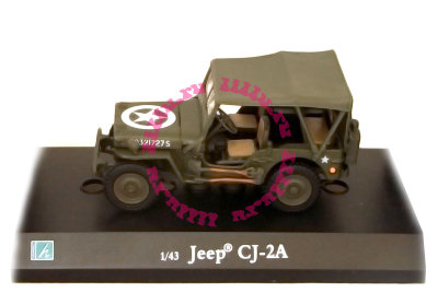 Модель автомобиля Jeep CJ-2A, 1:43, Cararama [950-3] Модель автомобиля Jeep CJ-2A, 1:43, Cararama [950-3]