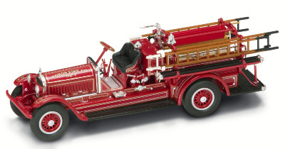 Модель пожарной машины 1924 Stutz Model C, 1:43, в пластмассовой коробке, Yat Ming [43006] Модель пожарной машины 1924 Stutz Model C, 1:43, в пластмассовой коробке, Yat Ming [43006]
