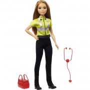 Кукла Барби 'Парамедик', миниатюрная (Petite), из серии 'Я могу стать', Barbie, Mattel [GYT28]