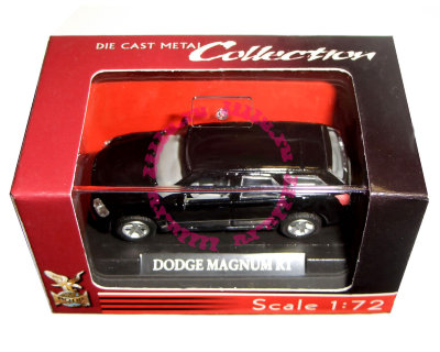Модель автомобиля Dodge Magnum RT 1:72, черная, в пластмассовой коробке, Yat Ming [73000-19] Модель автомобиля Dodge Magnum RT 1:72, черная, в пластмассовой коробке, Yat Ming [73000-19]
