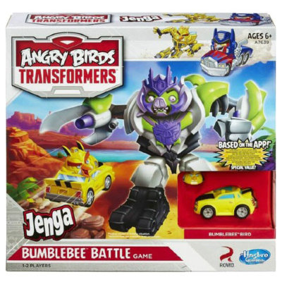 Настольная игра &#039;Битва Птички Бамблби&#039; (Bumblebee Bird Battle), Angry Birds Transformers Jenga, Hasbro [A7639] Настольная игра 'Битва Птички Бамблби' (Bumblebee Bird Battle), Angry Birds Transformers Jenga, Hasbro [A7639]