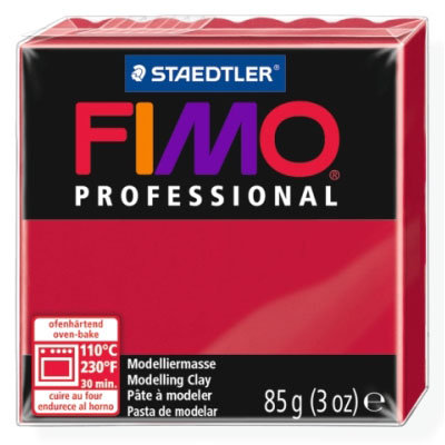 Полимерная глина FIMO Professional, пунцовая, 85г, FIMO [8004-29] Полимерная глина FIMO Professional, пунцовая, 85г, FIMO [8004-29]