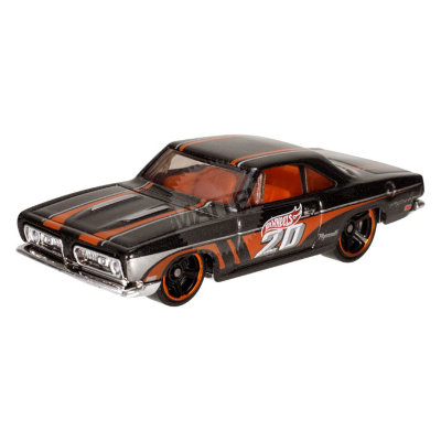 Коллекционная модель автомобиля 1968 Plymouth Barracuda Formula S - HW Workshop 2014, черный металлик, Hot Wheels, Mattel [BFG75] Коллекционная модель автомобиля 1968 Plymouth Barracuda Formula S - HW Workshop 2014, черный металлик, Hot Wheels, Mattel [BFG75]
