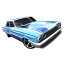 Коллекционная модель автомобиля Ford Thunderbolt - HW Showroom 2012, голубая, Hot Wheels, Mattel [V5418] - V5418-1.jpg