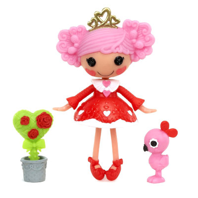 Мини-кукла &#039;Queen Red Hear&#039;, 7 см, Lalaloopsy Minis [533085-QRH] Мини-кукла 'Queen Red Hear', 7 см, Lalaloopsy Minis [533085-QRH]