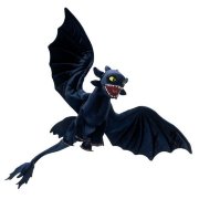 Мягкая игрушка 'Дракон Ночная Фурия', 25 см, 'Как приручить дракона', Jemini [021788-1]