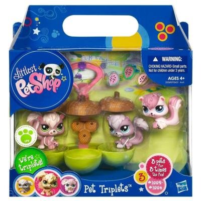 Набор 'Тройняшки' - Белки, Littlest Pet Shop, Hasbro [25369] Набор 'Тройняшки' - Белки, Littlest Pet Shop, Hasbro [25369]