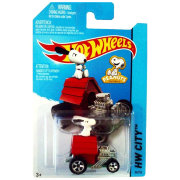 Модель автомобиля-конуры 'Snoopy', красная, HW City, Hot Wheels [BDC91]