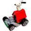 Модель автомобиля-конуры 'Snoopy', красная, HW City, Hot Wheels [BDC91] - BDC91-1.jpg