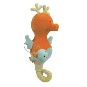 Мягкая игрушка-погремушка 'Морской конёк', 20 см, из серии 'Океан', Jemini [040525]