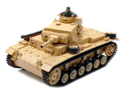 Танк радиоуправляемый &quot;Tauch Panzer III Ausf.H 1:16&quot; с дымом и стрельбой [3849-1] Танк радиоуправляемый "Tauch Panzer III Ausf.H 1:16" с дымом и стрельбой [3849-1]