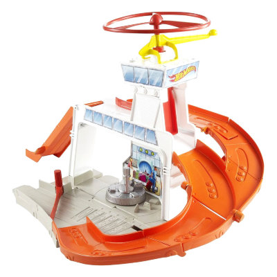 Игровой набор &#039;Порт для вертолетов&#039; (Heliport), Hot Wheels, Mattel [BGJ03] Игровой набор 'Порт для вертолетов' (Heliport), Hot Wheels, Mattel [BGJ03]