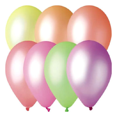 Воздушные шарики 17 см, неон, 100 шт [1101-0021] Воздушные шарики 17 см, неон, 100 шт [1101-0021]