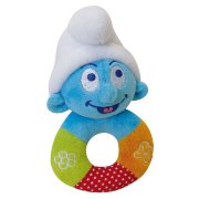 Мягкая игрушка-погремушка 'Смурфик', 14 см, The Smurfs (Смурфики), Jemini [22119]
