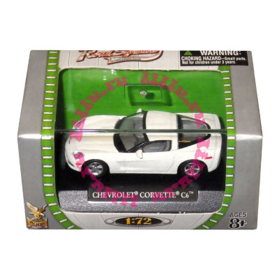 Модель автомобиля Chevrolet Corvette C6 1:72, белая, в пластмассовой коробке, Yat Ming [73000-41] Модель автомобиля Chevrolet Corvette C6 1:72, белая, в пластмассовой коробке, Yat Ming [73000-41]