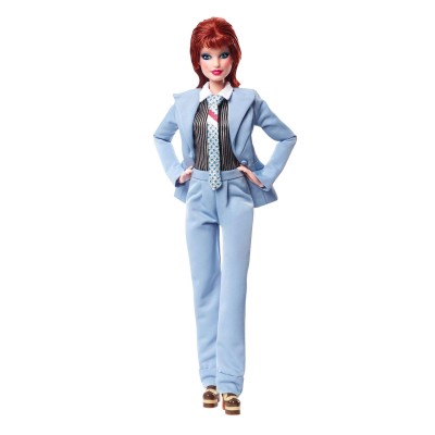 Шарнирная кукла Барби &#039;Дэвид Боуи #2&#039; (David Bowie #2), Barbie Signature, Barbie Gold Label, коллекционная, Mattel [GXH59] Шарнирная кукла Барби 'Дэвид Боуи #2' (David Bowie #2), Barbie Signature, Barbie Gold Label, коллекционная, Mattel [GXH59]