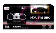 Радиоуправляемый автомобиль Lexus IS 350, масштаб 1:66, черный, Rastar [29800-1b]