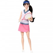 Шарнирная кукла Barbie 'Теннисистка', из серии 'Безграничные движения' (Made-to-Move), Mattel [HKT73]