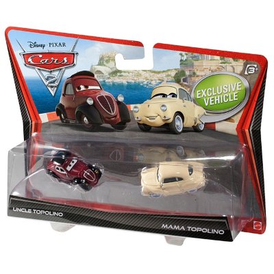 Машинки 'Tío и Mama Topolino', из серии 'Тачки-2', Mattel [W6702] Машинки 'Tío и Mama Topolino', из серии 'Тачки-2', Mattel [W6702]
