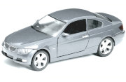 Модель автомобиля BMW 335i Coupe 2007, 1:24, серебристая, Yat Ming [24205s]