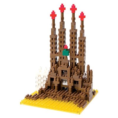 Конструктор 'Храм Святого Семейства' из серии 'Достопримечательности', nanoblock [NBH-005] Конструктор 'Храм Святого Семейства' из серии 'Достопримечательности', nanoblock [NBH-005]