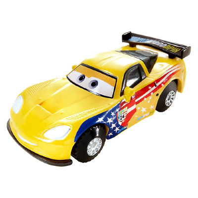 Машинка 'Jeff Gorvette', серия 'Тачки. Трюковые машинки' (Cars - Stunt Racers), Mattel [Y1303] Машинка 'Jeff Gorvette', серия 'Тачки. Трюковые машинки' (Cars - Stunt Racers), Mattel [Y1303]