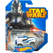 Коллекционная модель автомобиля 501st Clone Trooper, серия Star Wars, Hot Wheels, Mattel [CGW41]