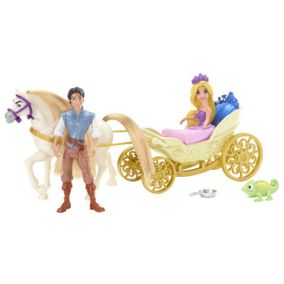 Игровой набор 'Карета Рапунцель и принца', 10 см, из серии 'Принцессы Диснея', Mattel [X9429] Игровой набор 'Карета Рапунцель и принца', 10 см, из серии 'Принцессы Диснея', Mattel [X9429]