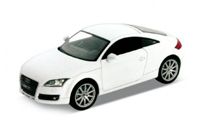 Модель автомобиля Audi TT Coupe, белая, 1:24, Welly [22478W] Модель автомобиля Audi TT Coupe, белая, 1:24, Welly [22478W]