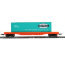 Вагон-платформа с контейнером 'New York Central', масштаб HO, Mehano [T115-54633] - T115-54633.JPG