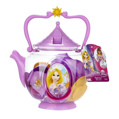 Детский набор посуды для чаепития &#039;Чайник Рапунцель&#039; (Rapunzel Tea Set), 17 предметов, CDI Jakks Pacific [72894] Детский набор посуды для чаепития 'Чайник Рапунцель' (Rapunzel Tea Set), 17 предметов, Jakks Pacific [72894]