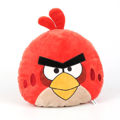 Подушка &#039;Красная злая птичка Рэд&#039; (Angry Birds - Red Bird), 30 см, Plush Apple [GT6347] Подушка 'Красная злая птичка Рэд' (Angry Birds - Red Bird), 30 см, Plush Apple [GT6347]