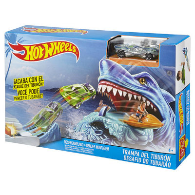 Игровой набор &#039;Приманка для акулы&#039; (Shark Bait), Hot Wheels, Mattel [DWK98] Игровой набор 'Приманка для акулы' (Shark Bait), Hot Wheels, Mattel [DWK98]